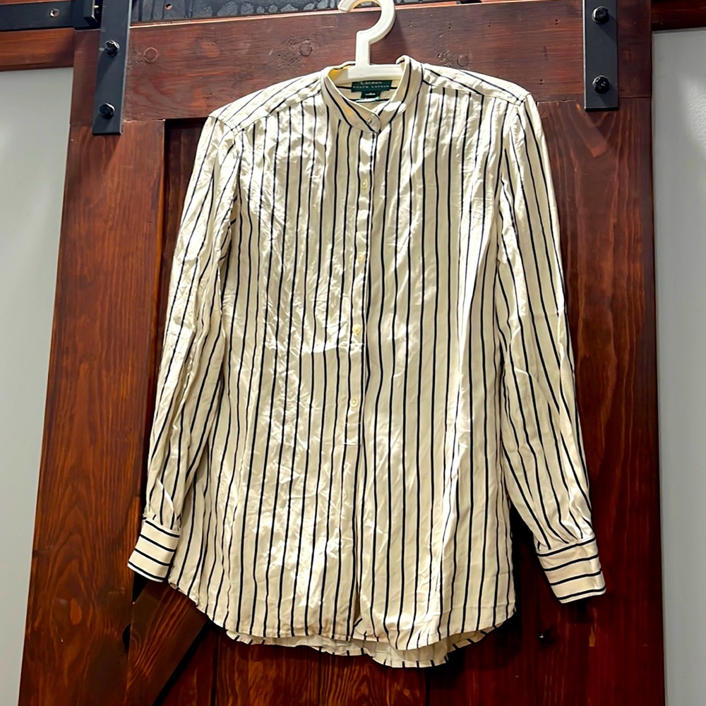 Ralph Lauren polo shirt in silk